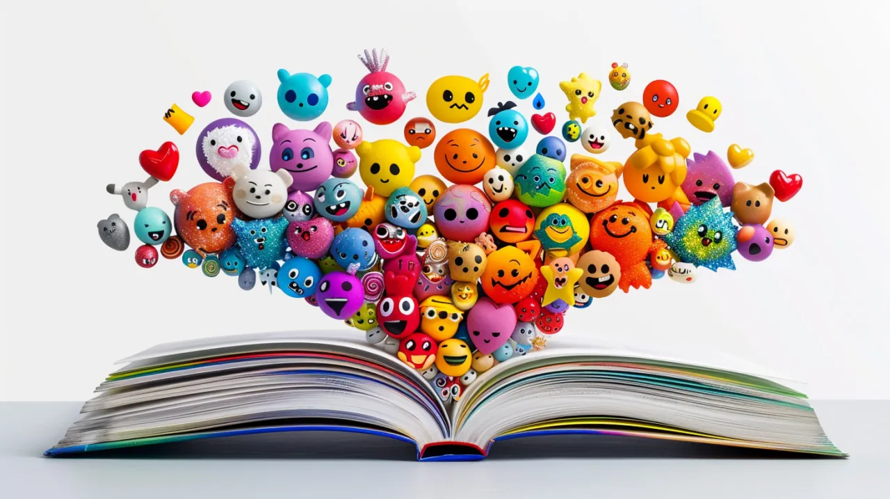 Zdjęcie Książka Emoji - obrazki, które mówią więcej niż słowa: jakie emocje wyrażają?