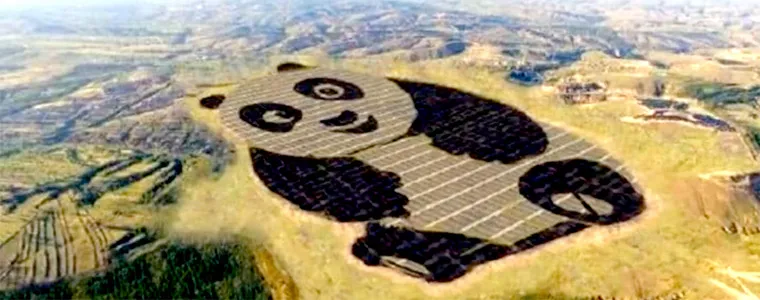 Zdjęcie Elektrownia słoneczna w kształcie pandy - innowacyjny projekt, który zmienia energię odnawialną