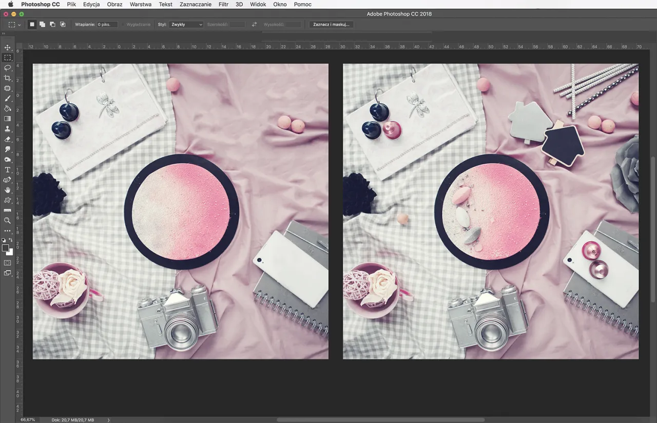 Zdjęcie Photoshop: Usuwanie obiekt&oacute;w AI vs Stempel. Kt&oacute;re wybrać?