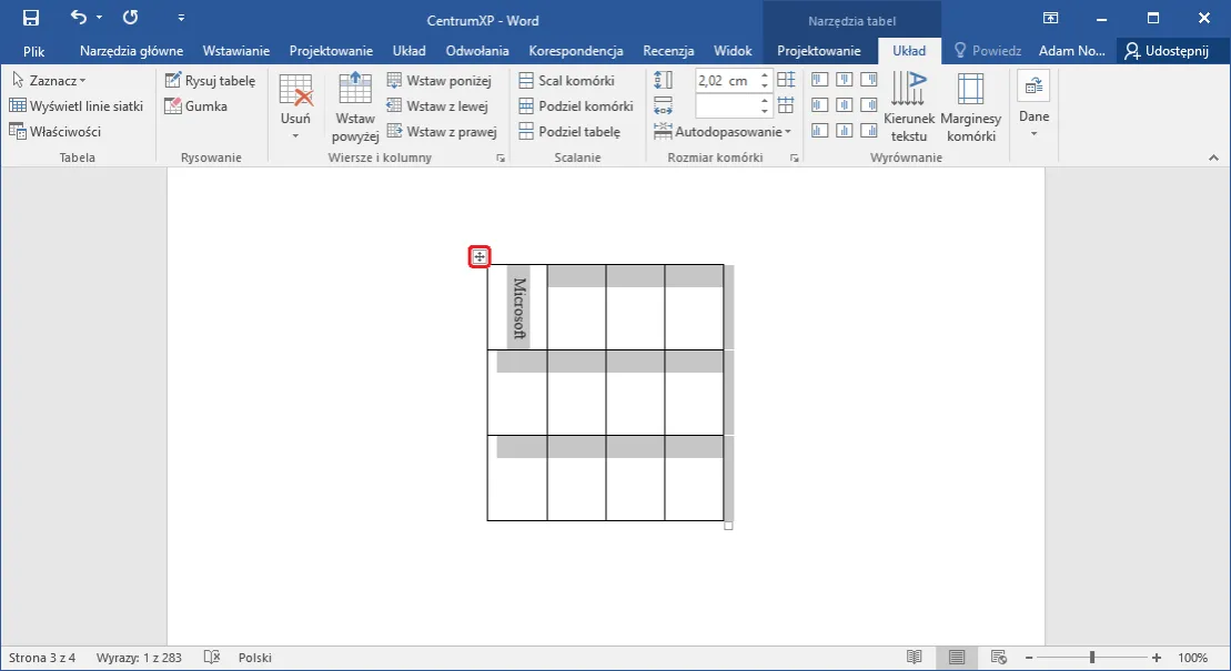 Zdjęcie Jak obrócić tabelę w Wordzie o 90 stopni - proste kroki i porady