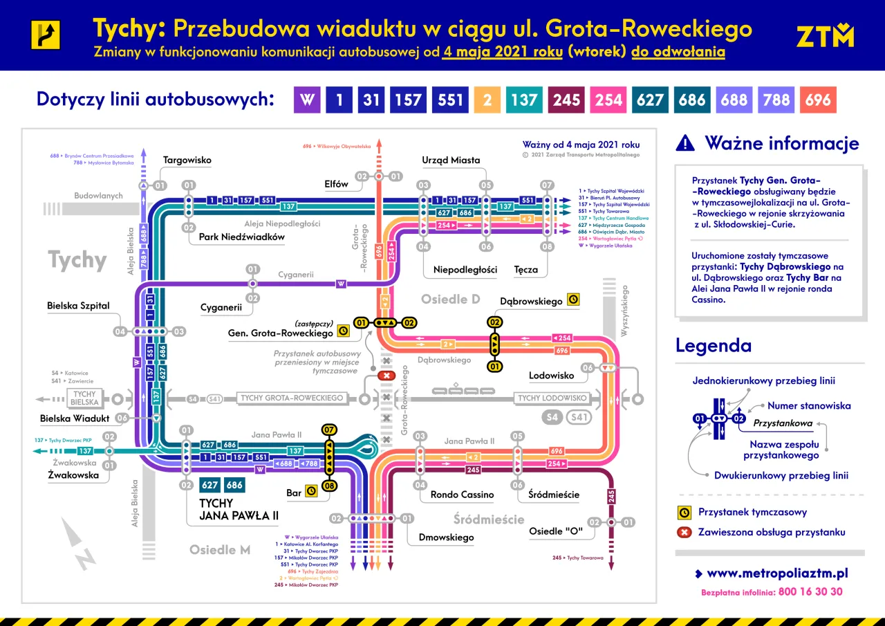 Zdjęcie Kiedy przyjedzie do Tychów? Rozkłady jazdy komunikacji miejskiej