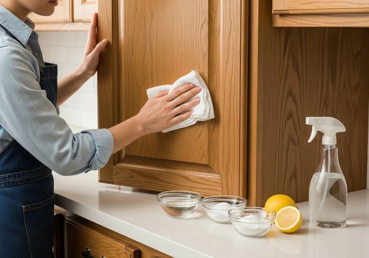 Zdjęcie Skuteczne metody na usunięcie nieprzyjemnego zapachu z szafek kuchennych