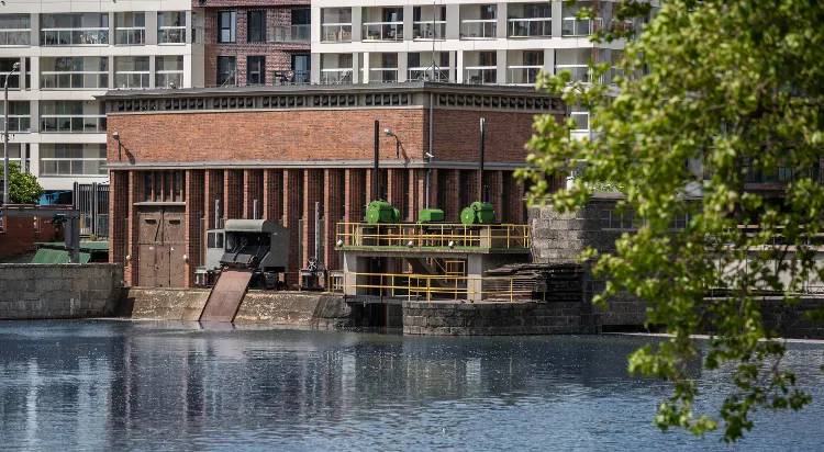 Elektrownia Wodna Wrocław I i II architektura