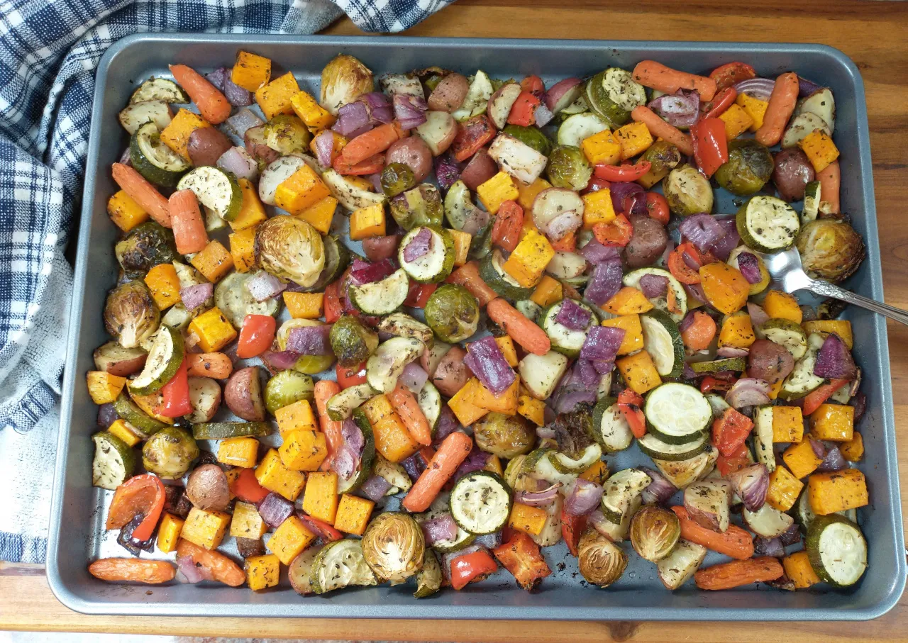 Warzywa pieczone z octem balsamicznym