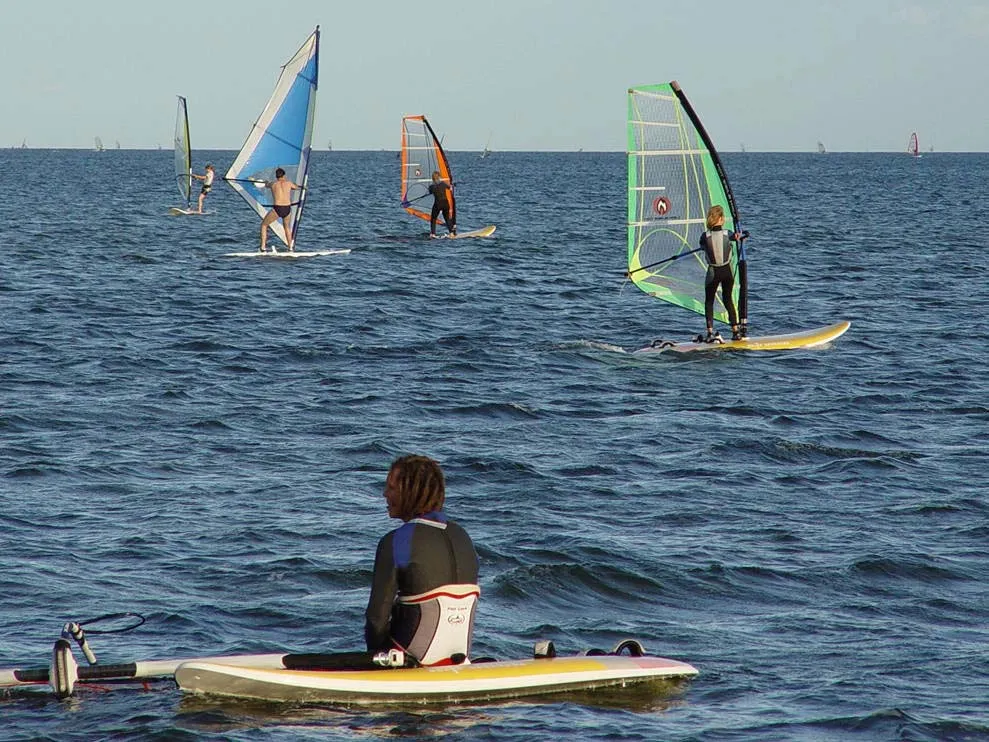 windsurfing zatoka pucka płytka woda