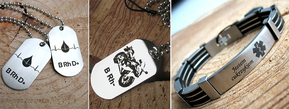 Rodzaje biżuterii przed badaniem medycznym