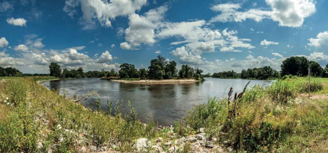 Panorama Drohiczyna z Góry Zamkowej, Podlaski Przełom Bugu