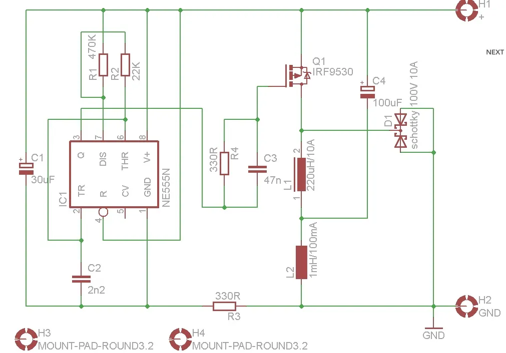 zasiarczony akumulator schemat