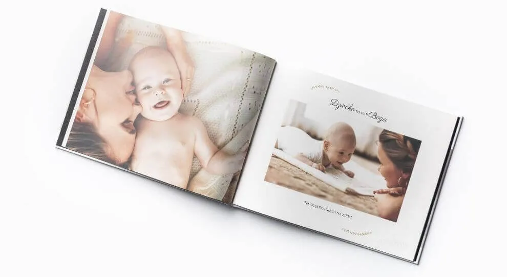 fotoalbum chrzest fotoksiążka pudełko na zdjęcia