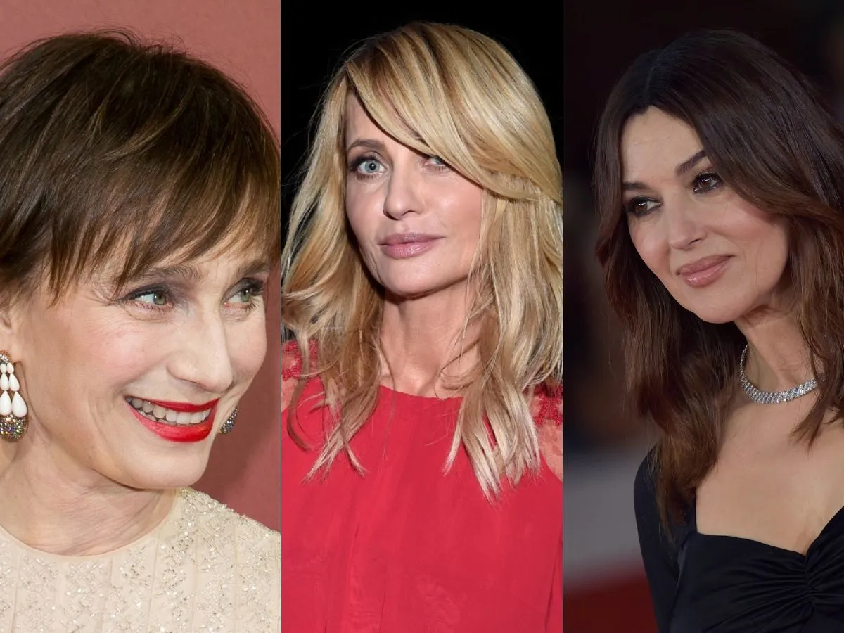 Trzy kobiety: brunetka, blondynka i szatynka. Jaki kolor włosów odmładza po 50 roku życia? Blond może dodać lekkości.