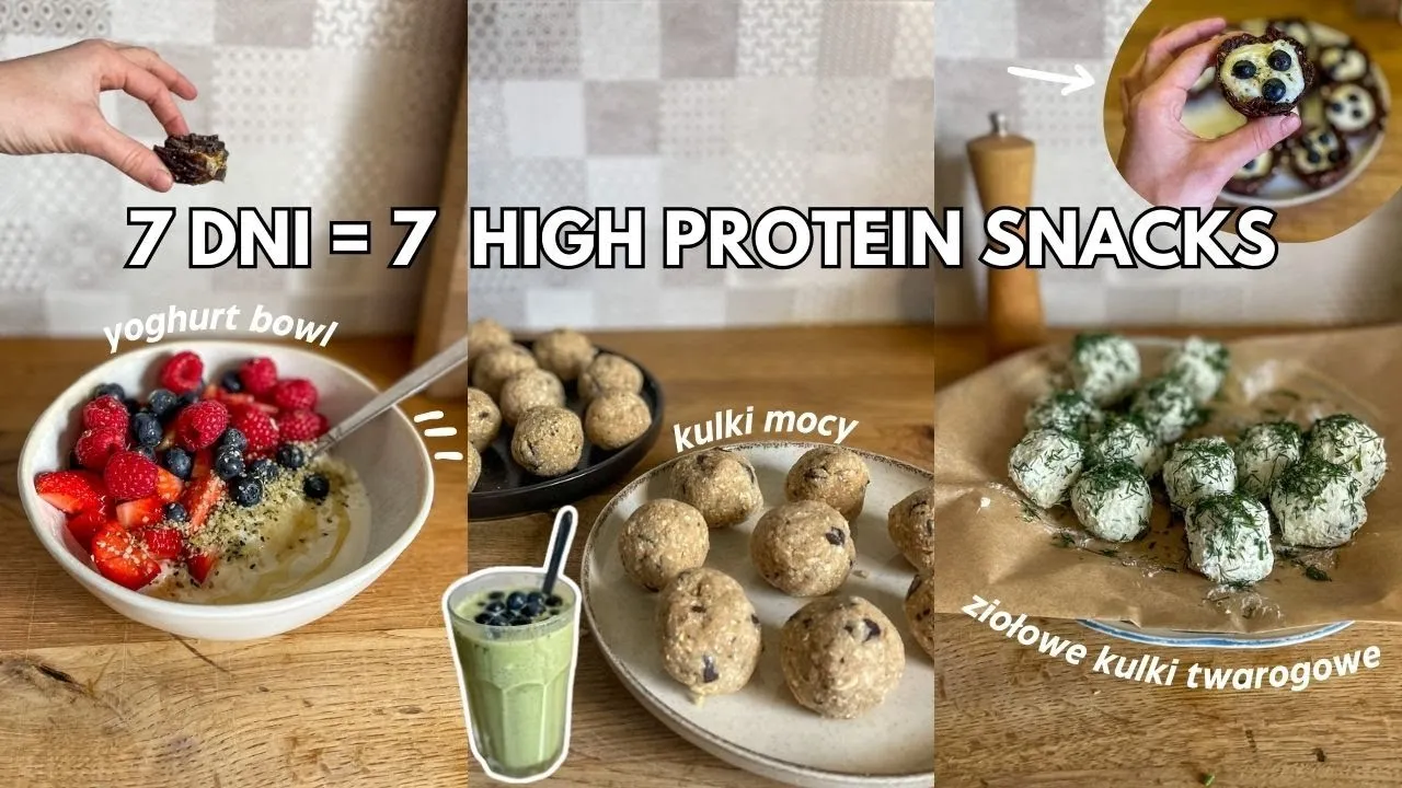 Wysokobiałkowe przekąski - przykłady