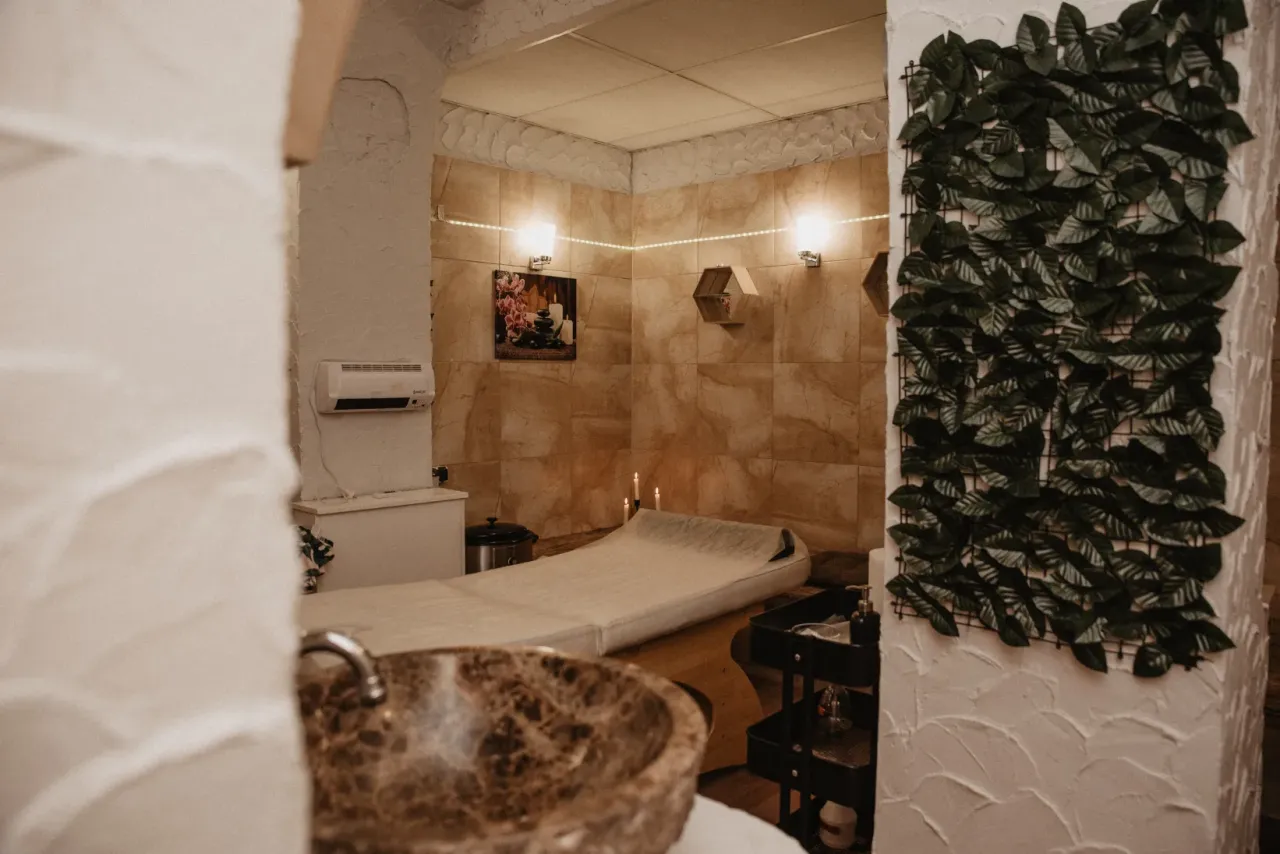 wnętrze luksusowego day spa w Poznaniu, strefa relaksu