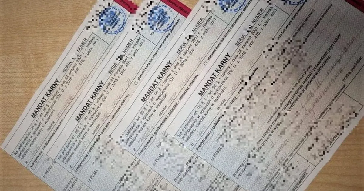 Mandat za brak DPF i zatrzymany dowód rejestracyjny