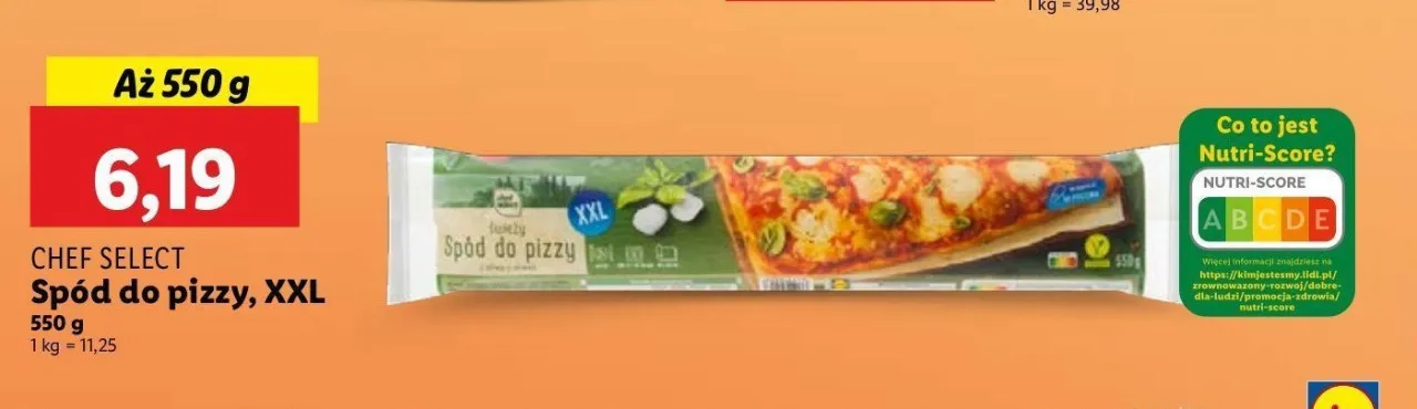 gotowe ciasto na pizzę biedronka lidl auchan carrefour kaufland