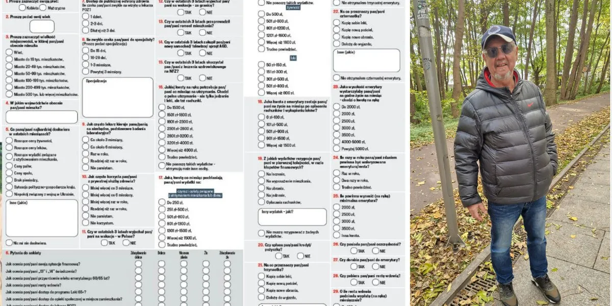 Mężczyzna w wieku emerytalnym z kalendarzem