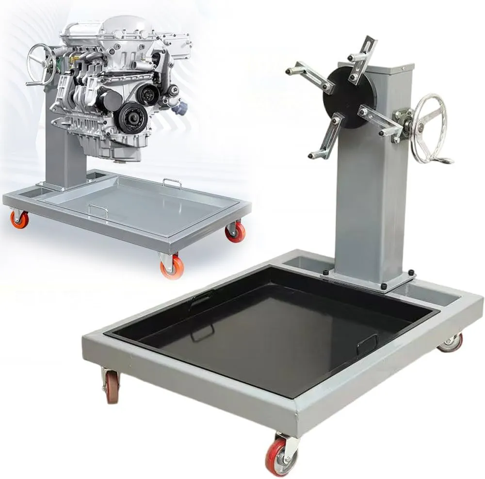 stojak na silnik z półką na narzędzia, stojak na silnik z oświetleniem LED