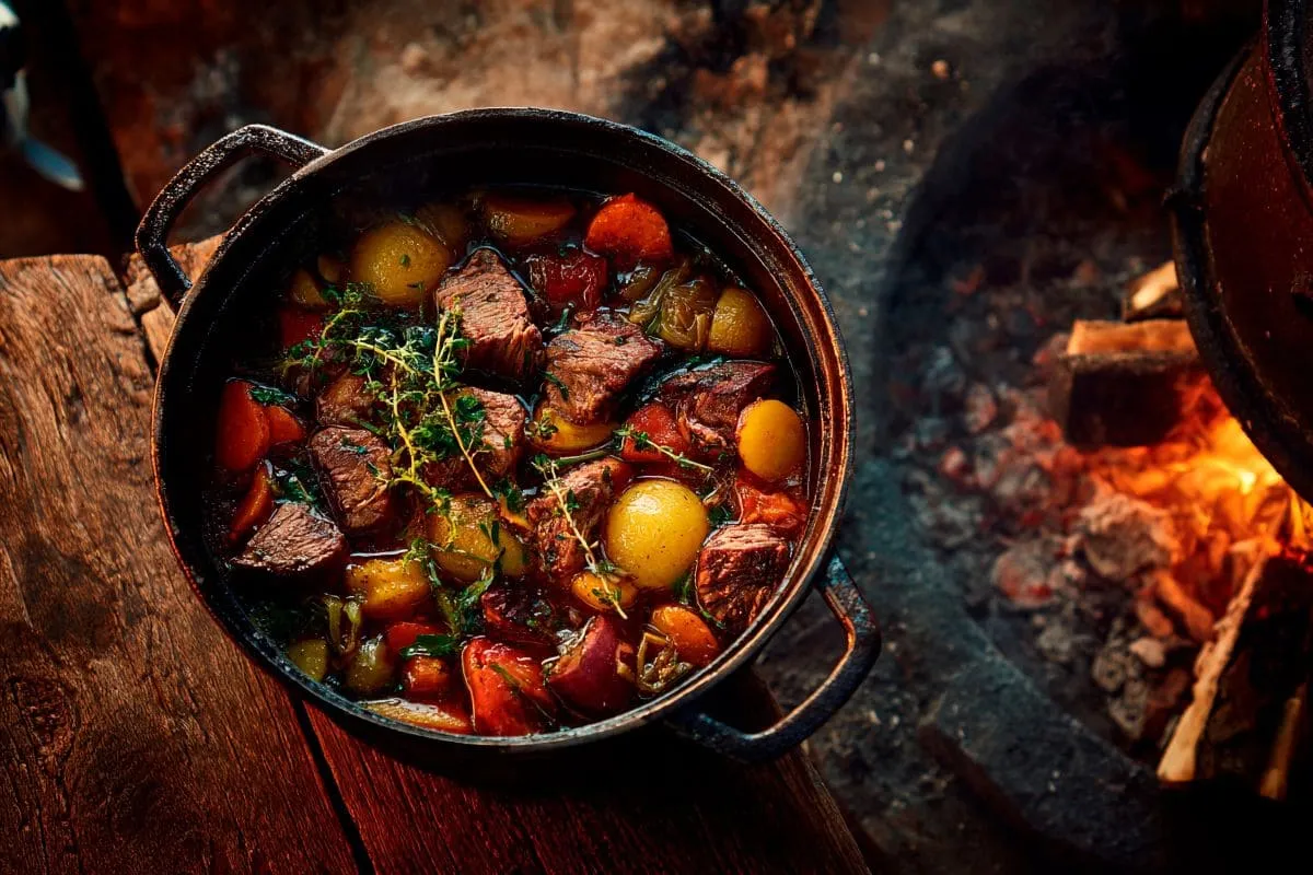 Bezpieczne ognisko i sprzęt do gotowania