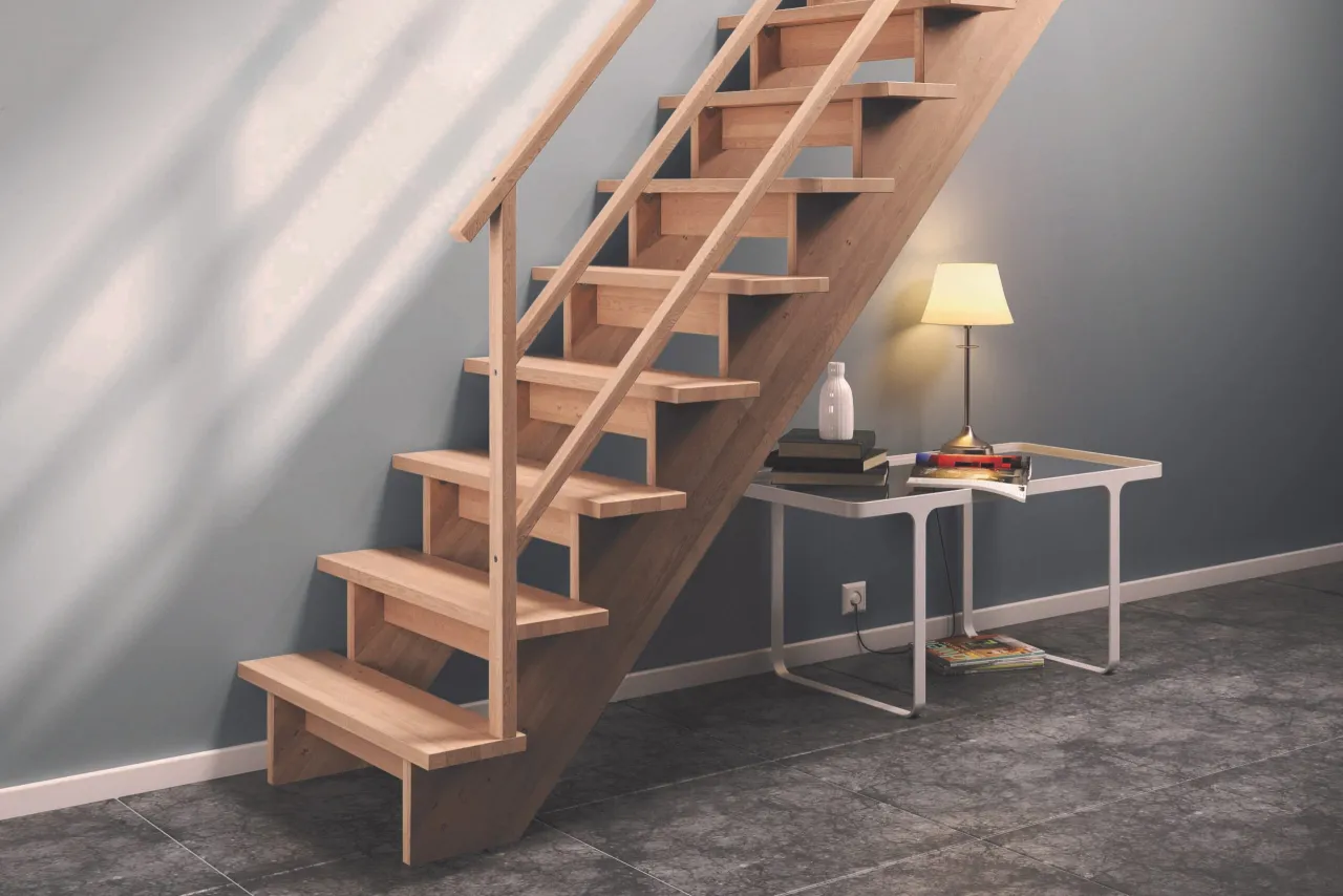 r&oacute;żne konstrukcje schod&oacute;w drewnianych