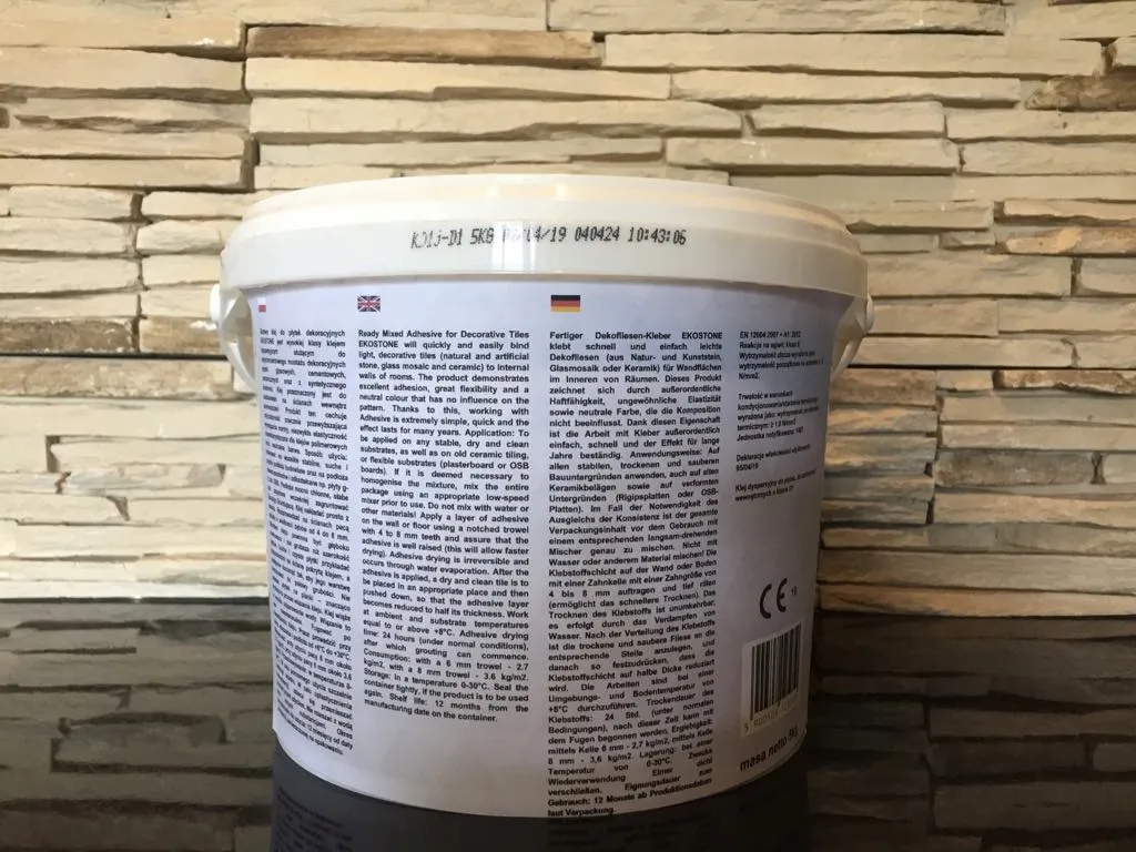 rodzaje klej&oacute;w do cegły worek wiadro tuba