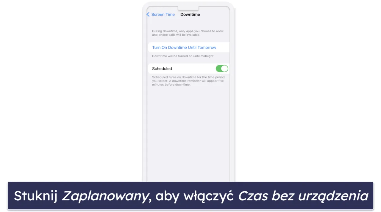 Rodzic z dzieckiem przy iPhone, kontrola rodzicielska