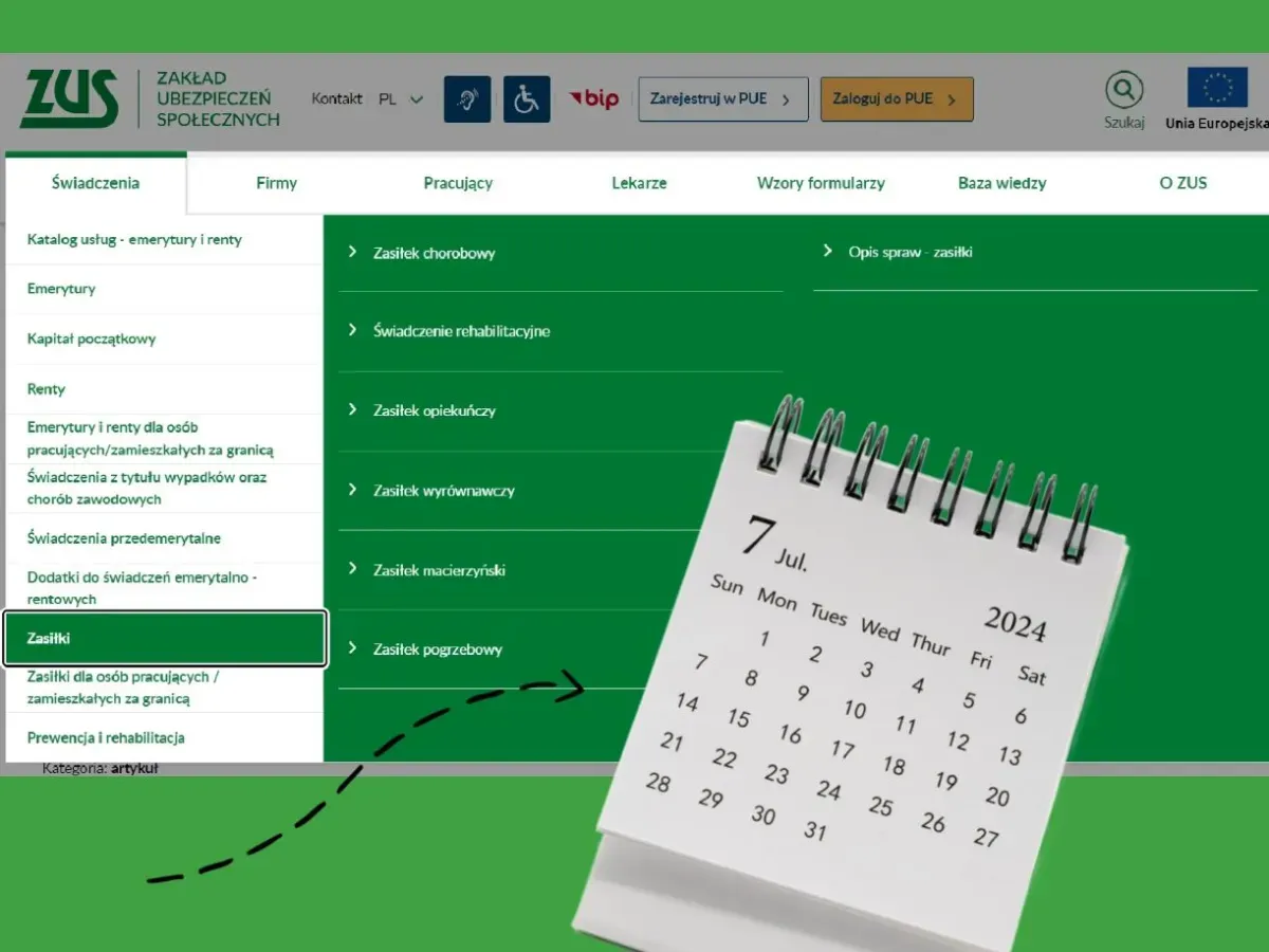ZUS pracodawca wypłata zasiłku