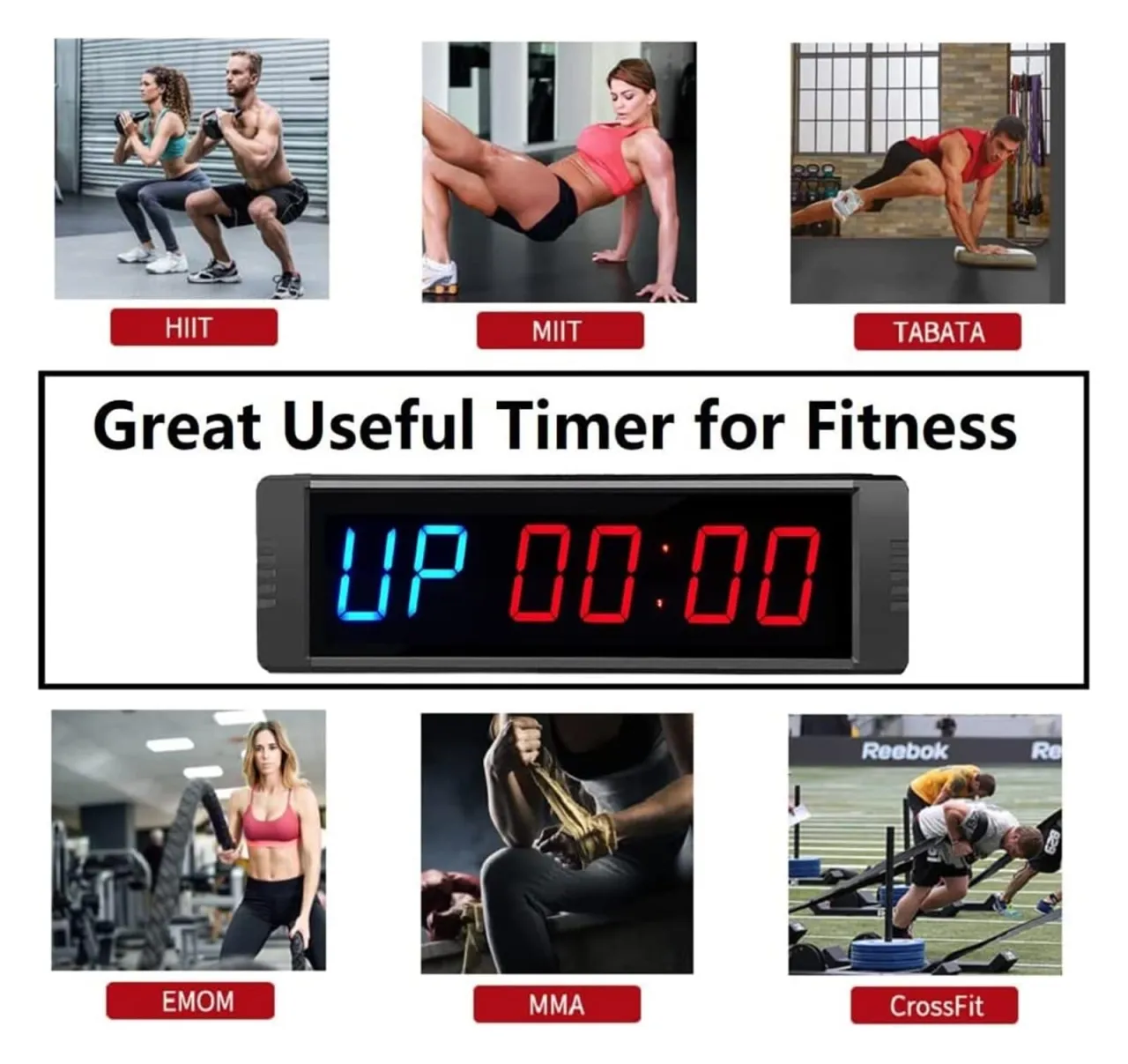 Trening Tabata zegar odliczający czas intensywny trening