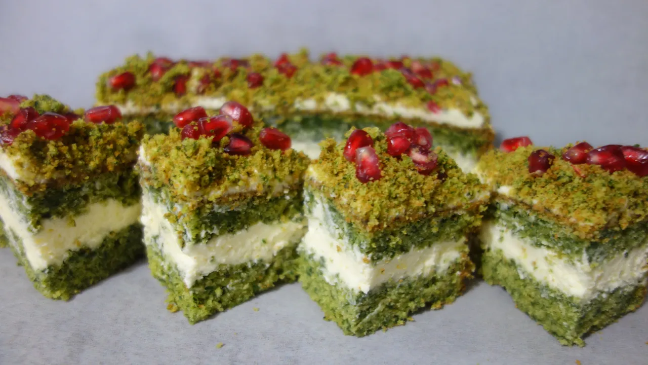 Ciasto Leśny Mech przekr&oacute;j