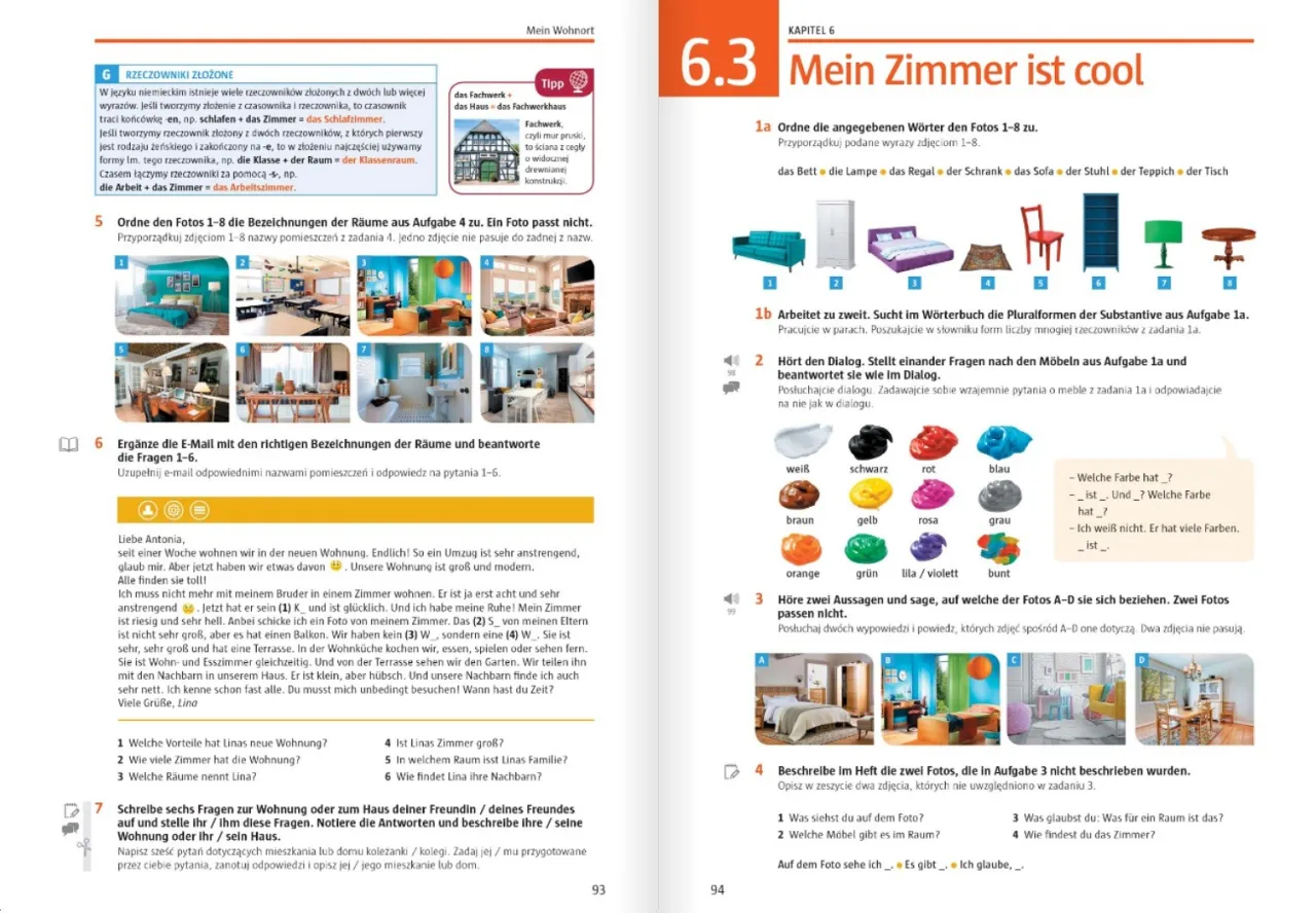 Słownictwo niemieckie dla elektryk&oacute;w infografika