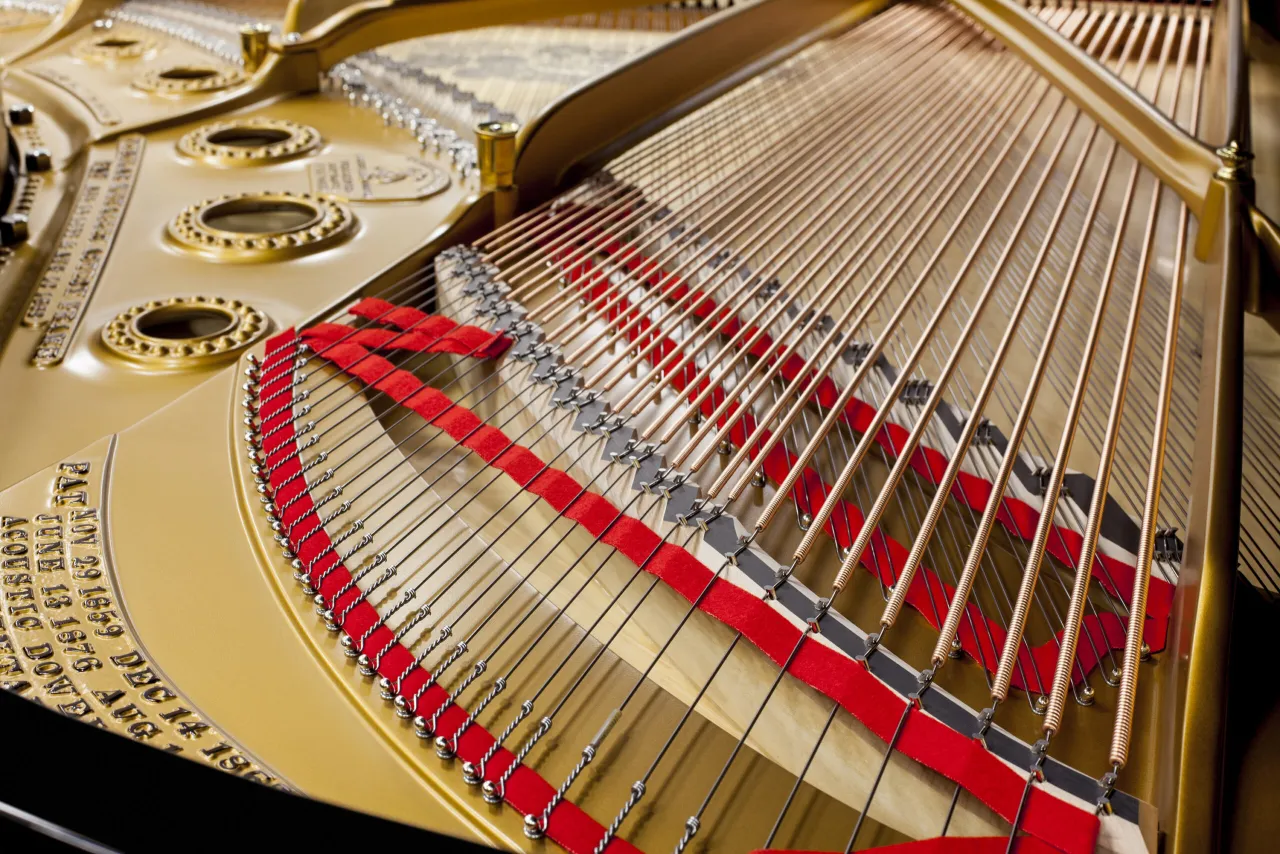 przekr&oacute;j fortepianu budowa wewnętrzna