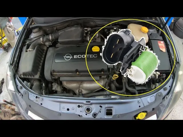 lokalizacja rezystora wentylatora chłodnicy w samochodzie