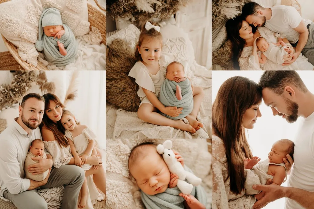 Sesja rodzinna plener, fotografia dziecięca, sesja noworodkowa