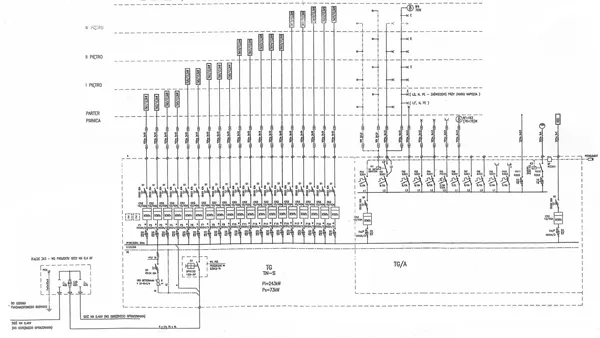 schemat instalacji w budynku mieszkalnym wielorodzinnym