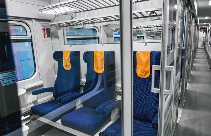 wagon przedziałowy pkp intercity wnętrze