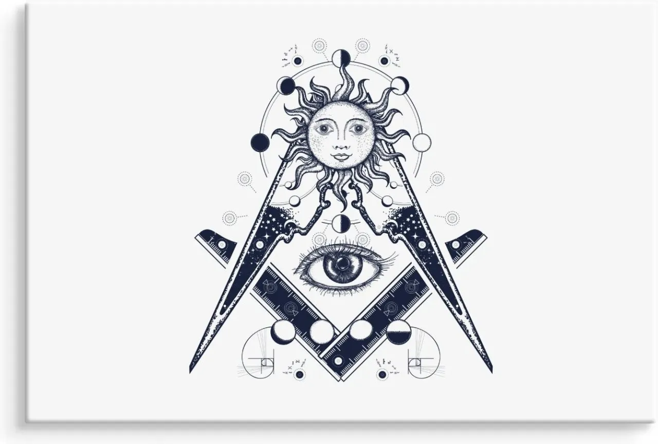 Masońskie symbole w architekturze Warszawy Pałac na Wodzie oko opatrzności