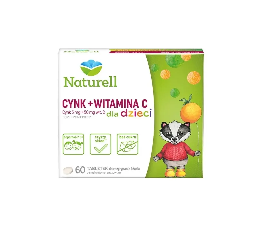 Suplementy dla dzieci witamina D cynk