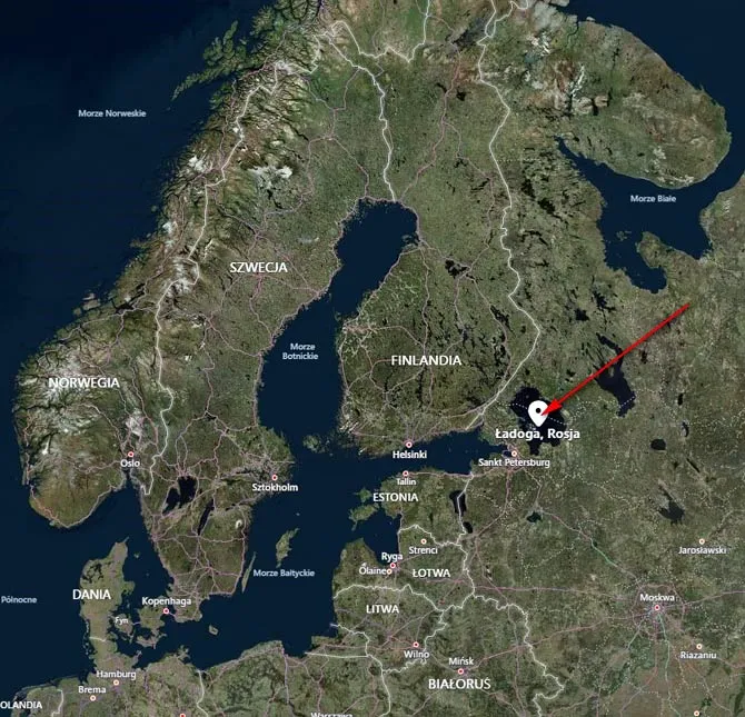 Jezioro Ładoga mapa i zdjęcia
