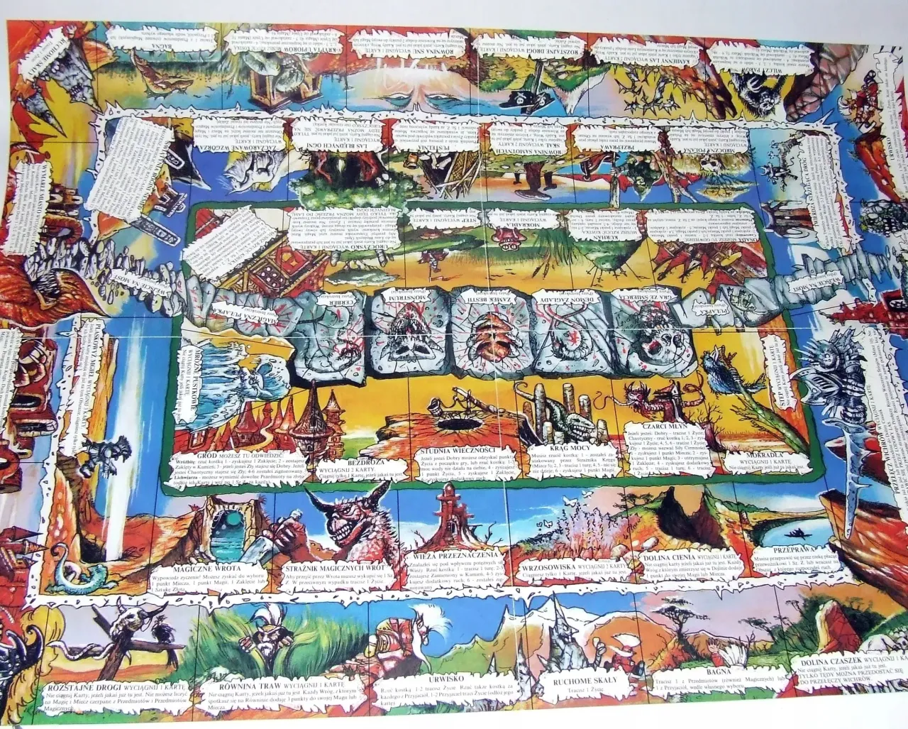 Magiczny Miecz plansza i komponenty