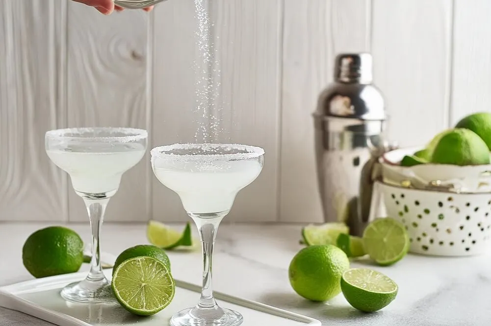 składniki i narzędzia do przygotowania margarity