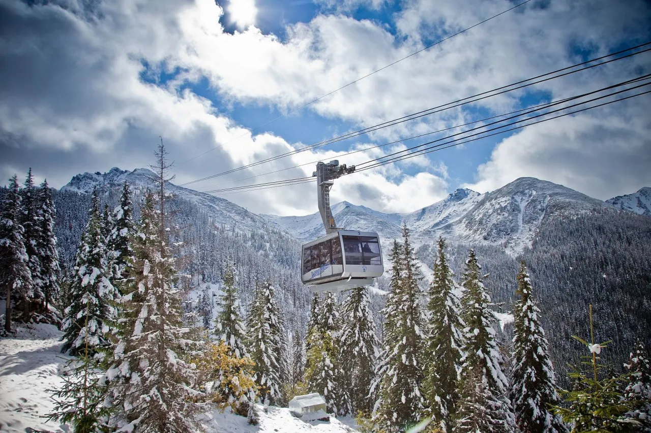 Zakopane zimą Kasprowy Wierch kolejka