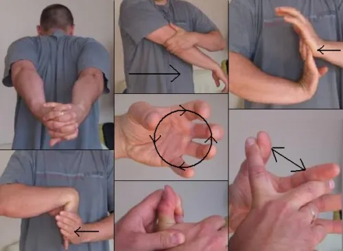 proste ćwiczenia rozciągające palce bez gitary