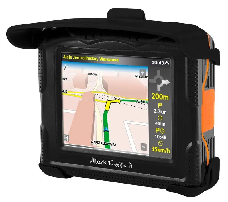 Nawigacja Lark podłączona do komputera