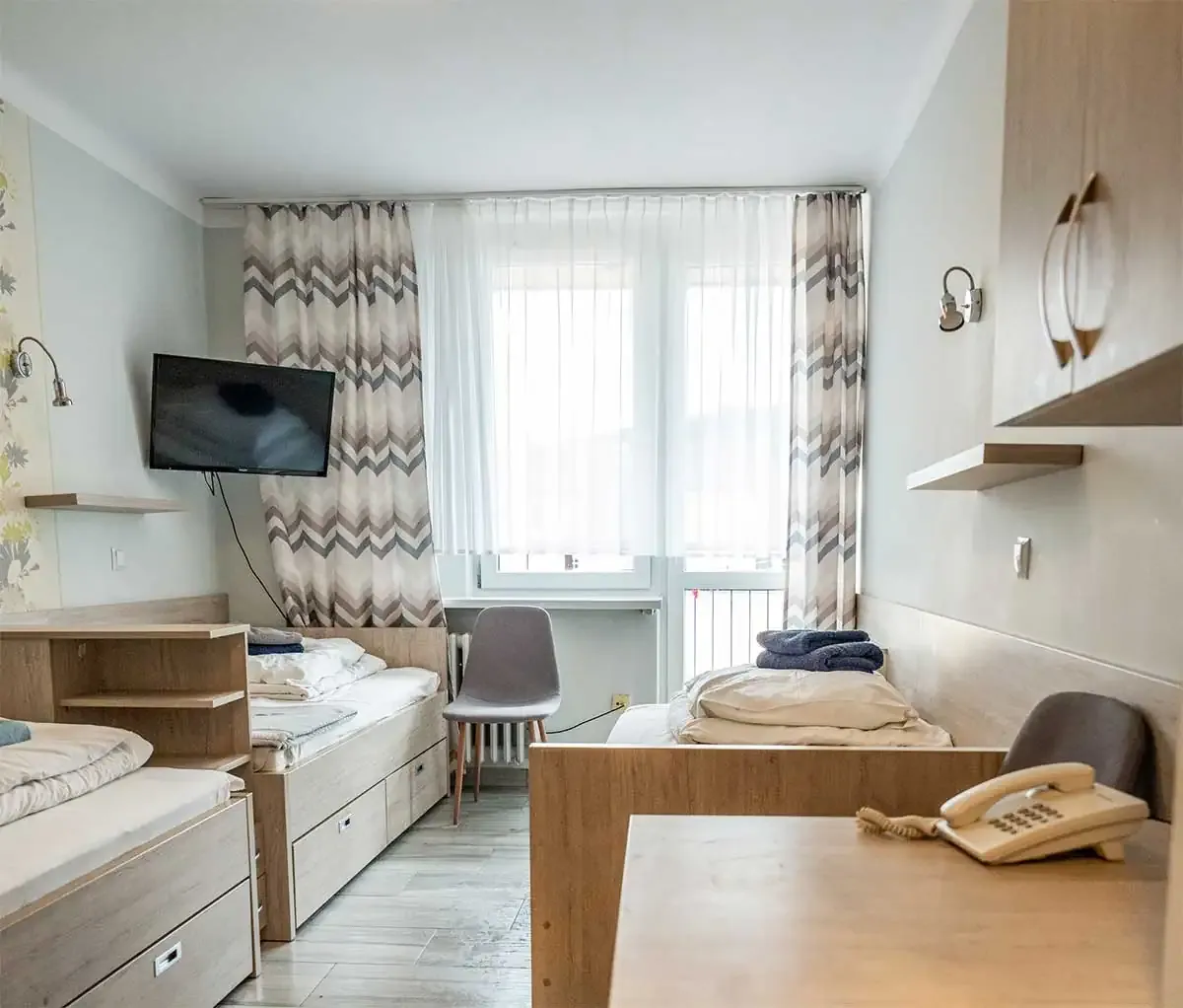 Sanatorium Krynica-Zdrój wnętrze pokoju standard