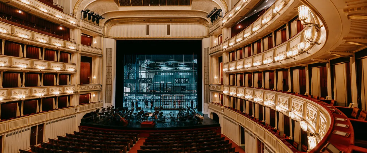 Wiener Staatsoper wnętrze widownia