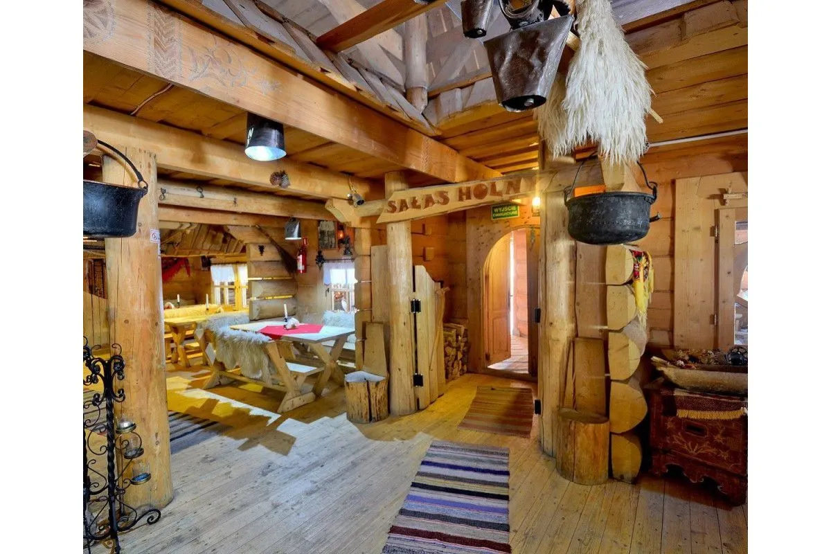 Karczma regionalna Zakopane wnętrze