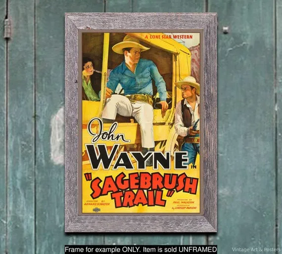 Plakaty filmów John Wayne westerny