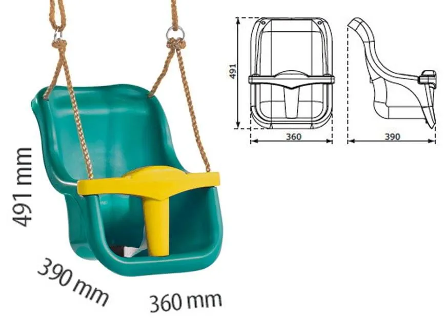 huśtawka kubełkowa dla niemowląt