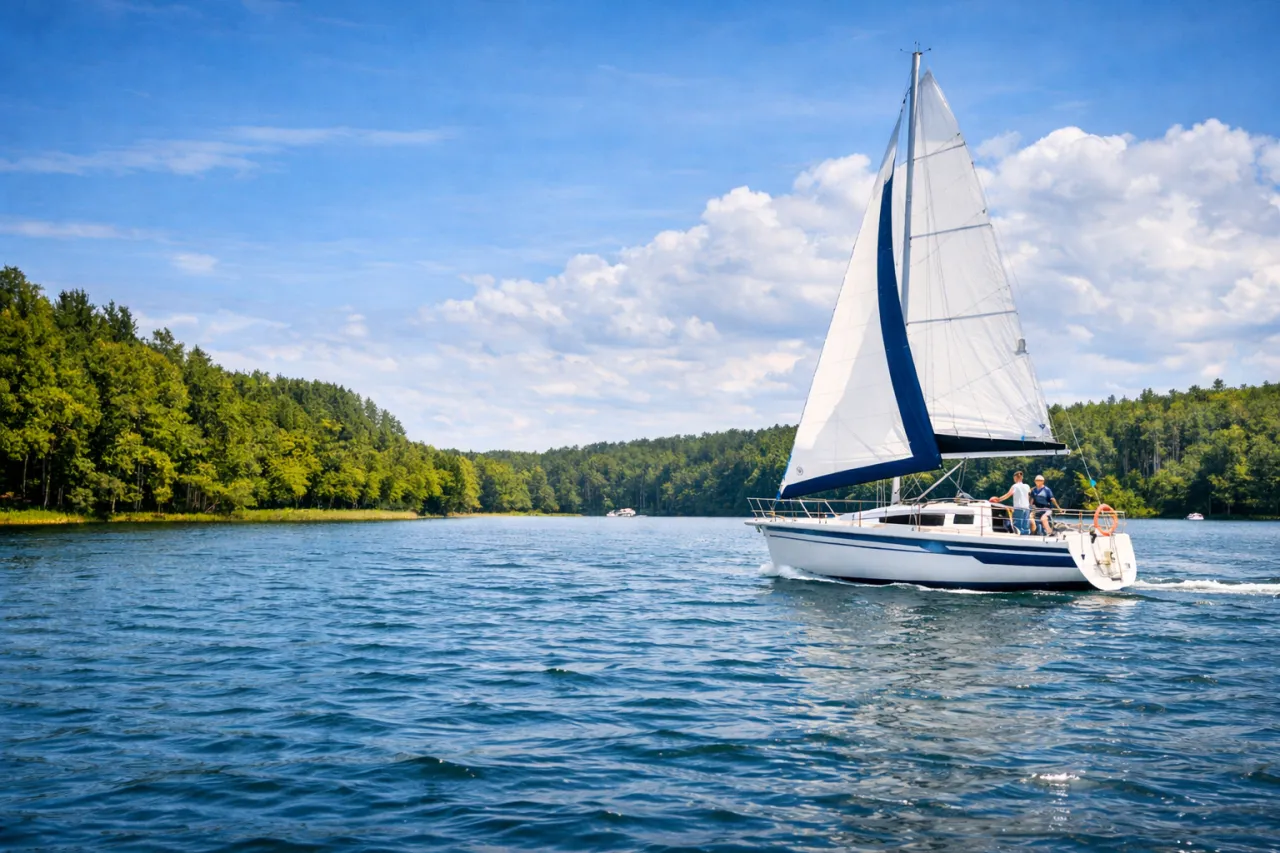 Ruciane-Nida jezioro żagl&oacute;wki