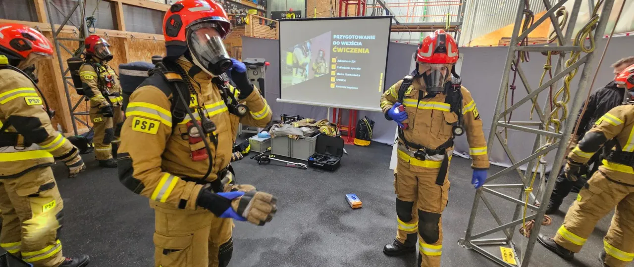 Strażacy na szkoleniu PSP