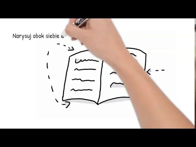 Jak narysować otwartą książkę krok po kroku