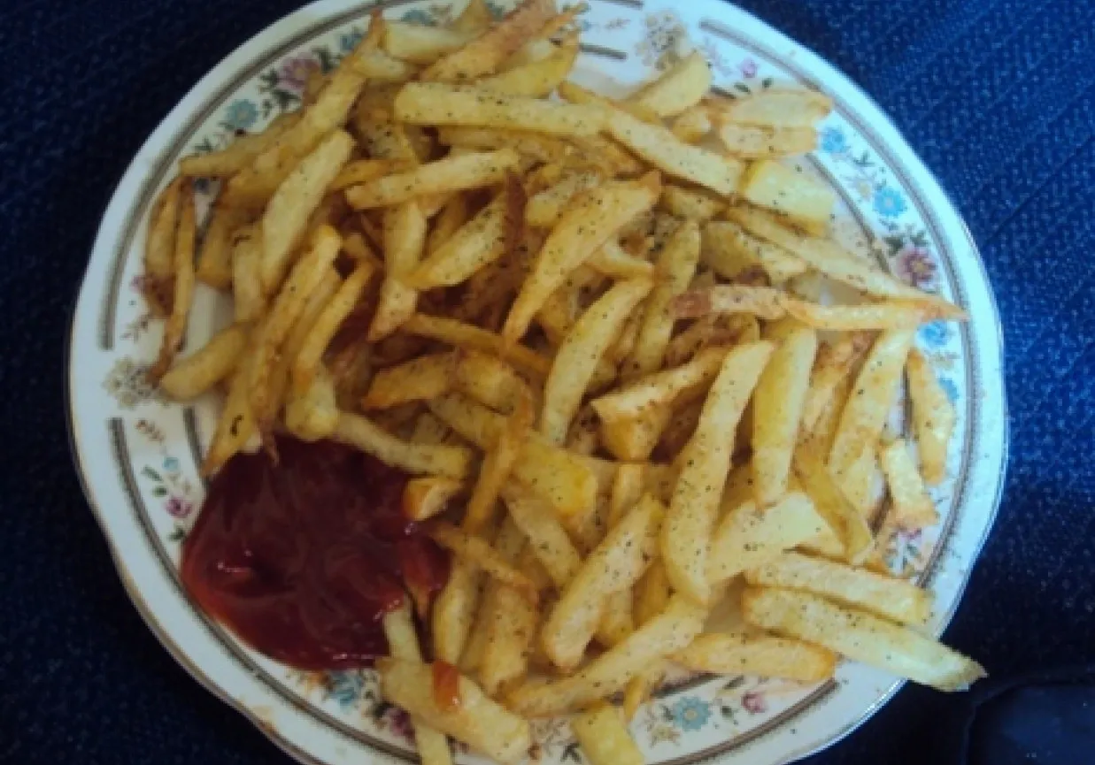 frytki smażone na smalcu